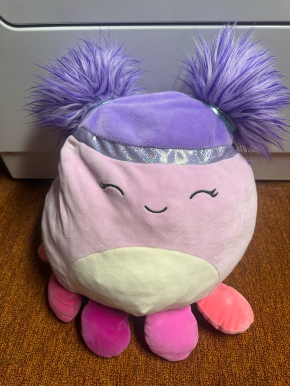 Pink and Purple Octopus Squishmallow Pre Owned